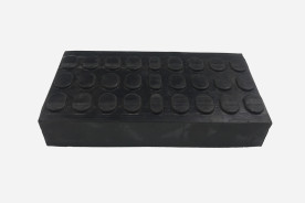 Gummiklotz X215: 20 cm lang, 11 cm breit, 3.5 cm hoch