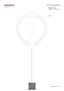 Technische Zeichnung eines Seegerrings mit einem Innendurchmesser von ca. 21 mm.