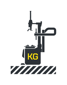 Reifenmontiermaschine Grafik 2